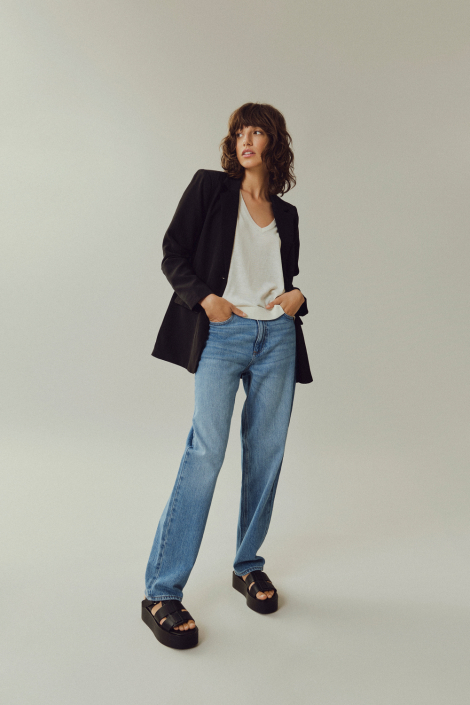 Vila blauwe dames jeans