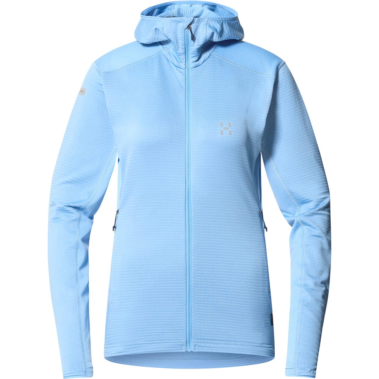 Haglöfs L.I.M Mid Multi II Hood Fleecejacke Damen sky blue