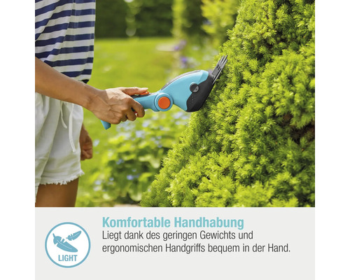 GARDENA ComfortCut snoerloze gras- en struikschaar