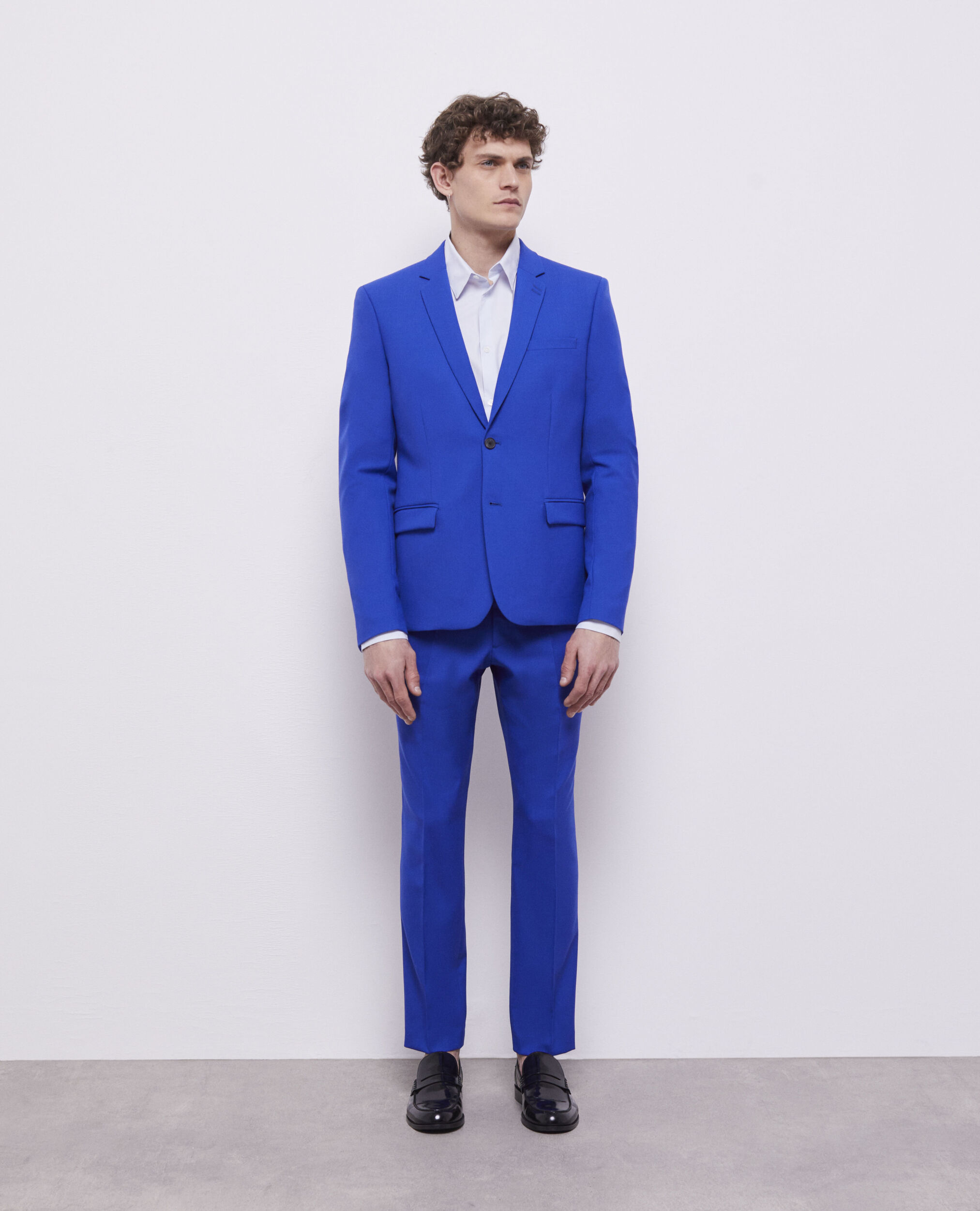 Veste de costume bleue