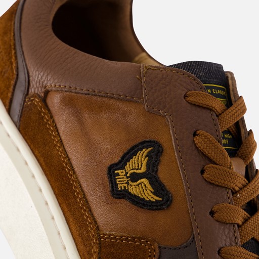 PME Legend Stoutman Sneakers cognac Leer