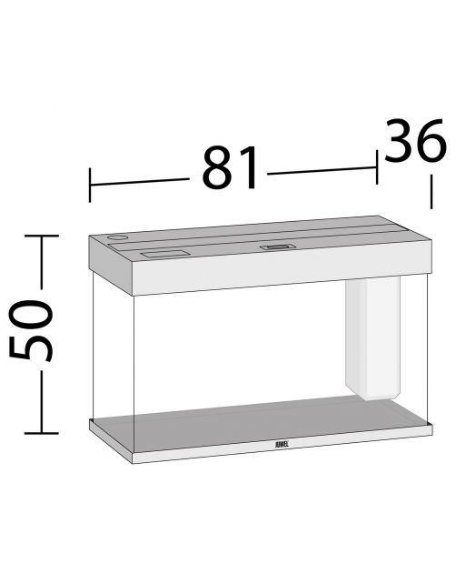 Juwel Aquarium Rio 125 Led 80x35x50 cm - Aquaria