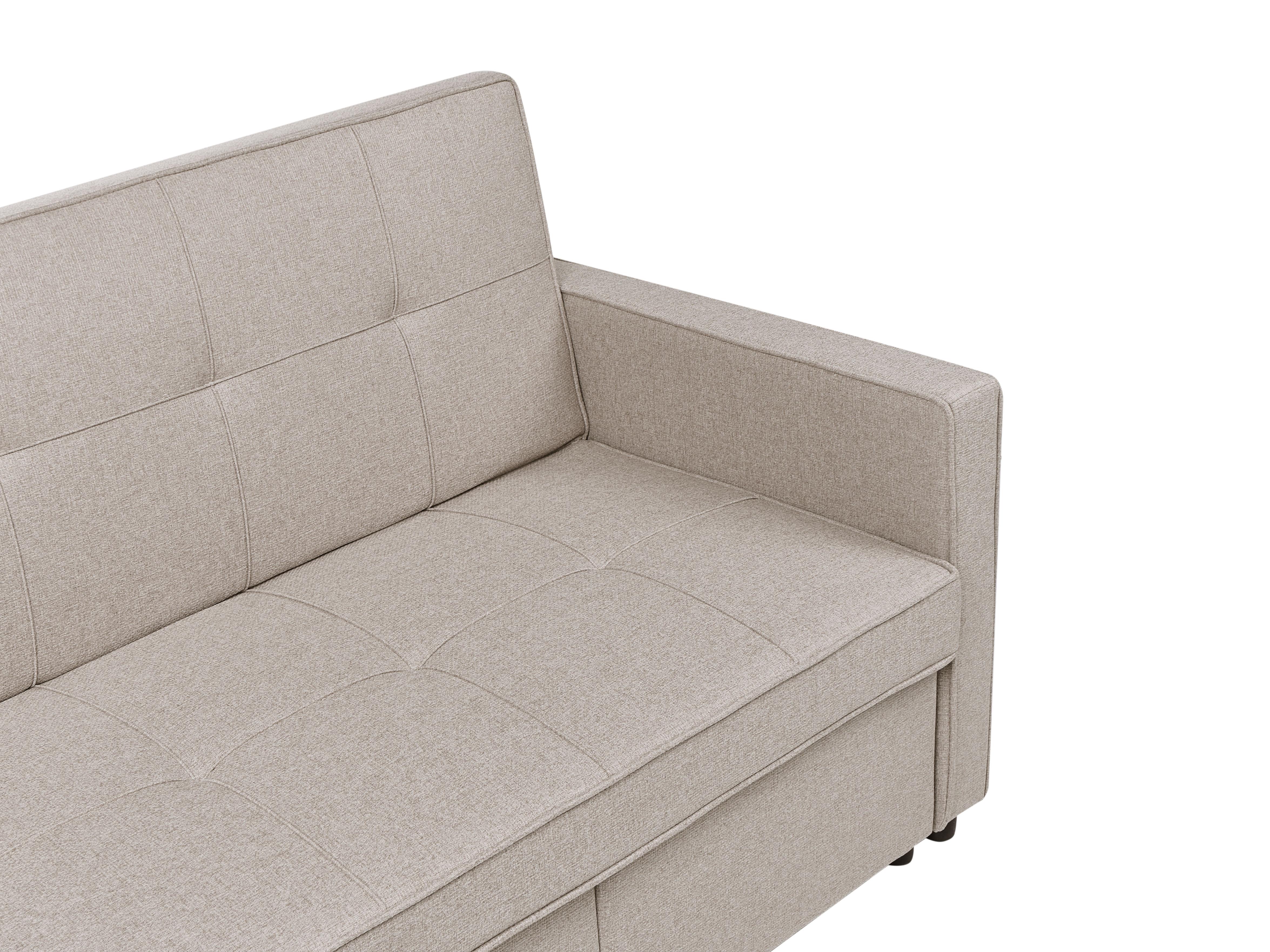 Slaapbank 3-zits GLOMMA Stof Beige