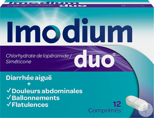 ImodiumDuo 12 Comprimés