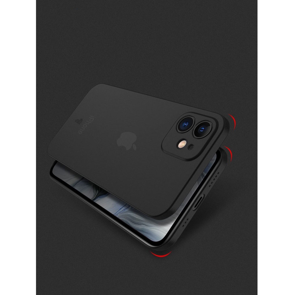 iPhone 12 Hülle Hardcase Ultra Thin 0.18 mm - Transparent (Matt)