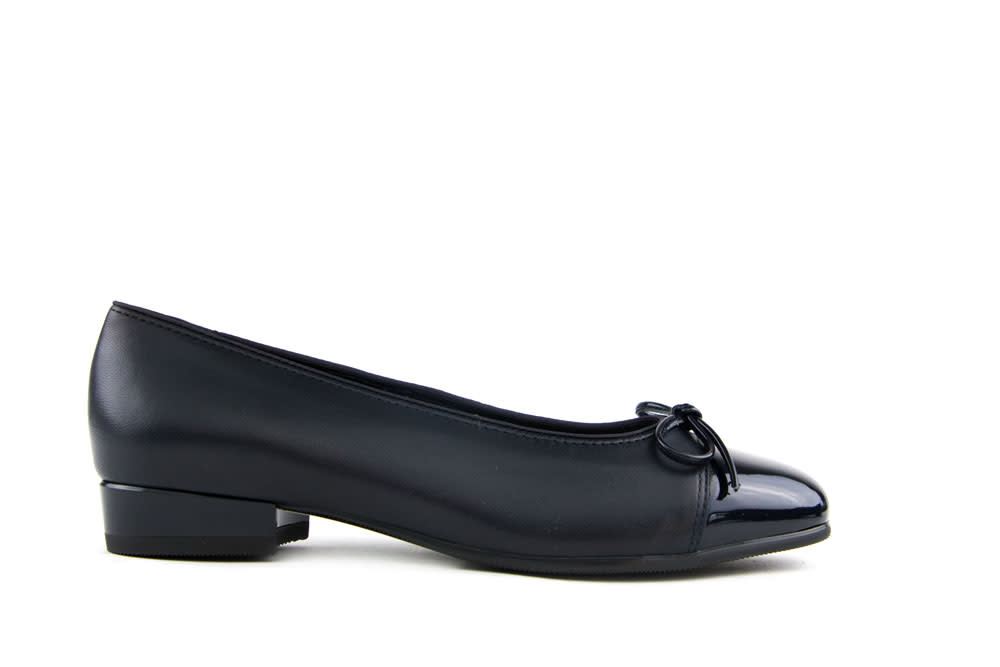 Ara Ballerina Bari Blauw Leer Lak