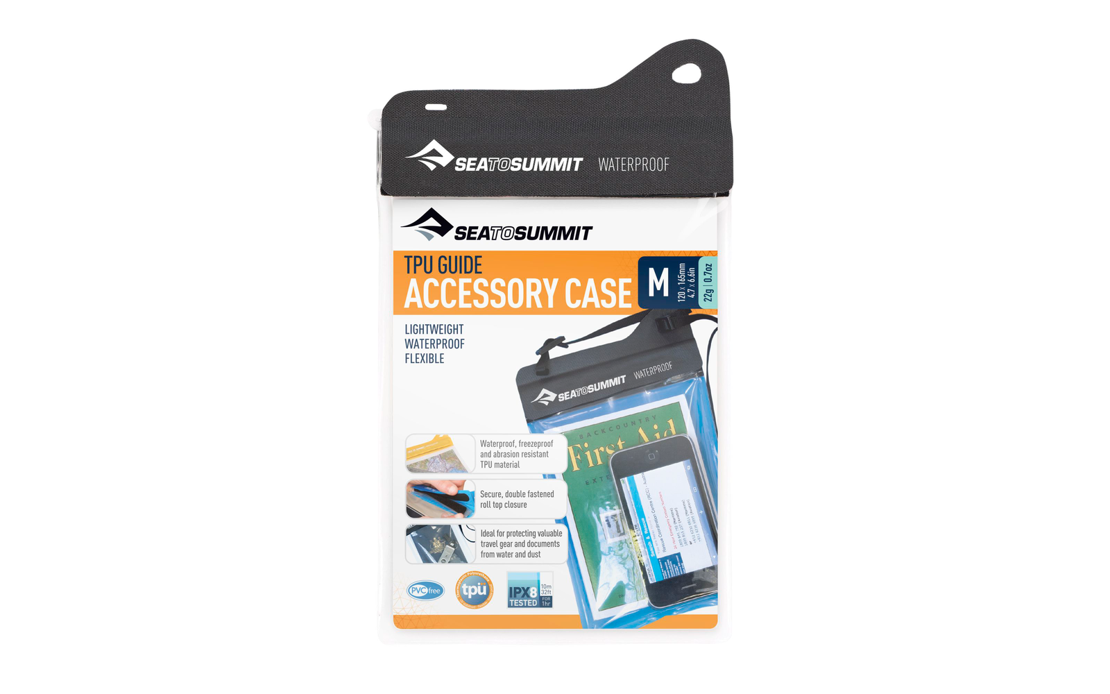 Sea to Summit Guide Accessory Case Thermoplastische Schutzhülle wasserdicht Klein black
