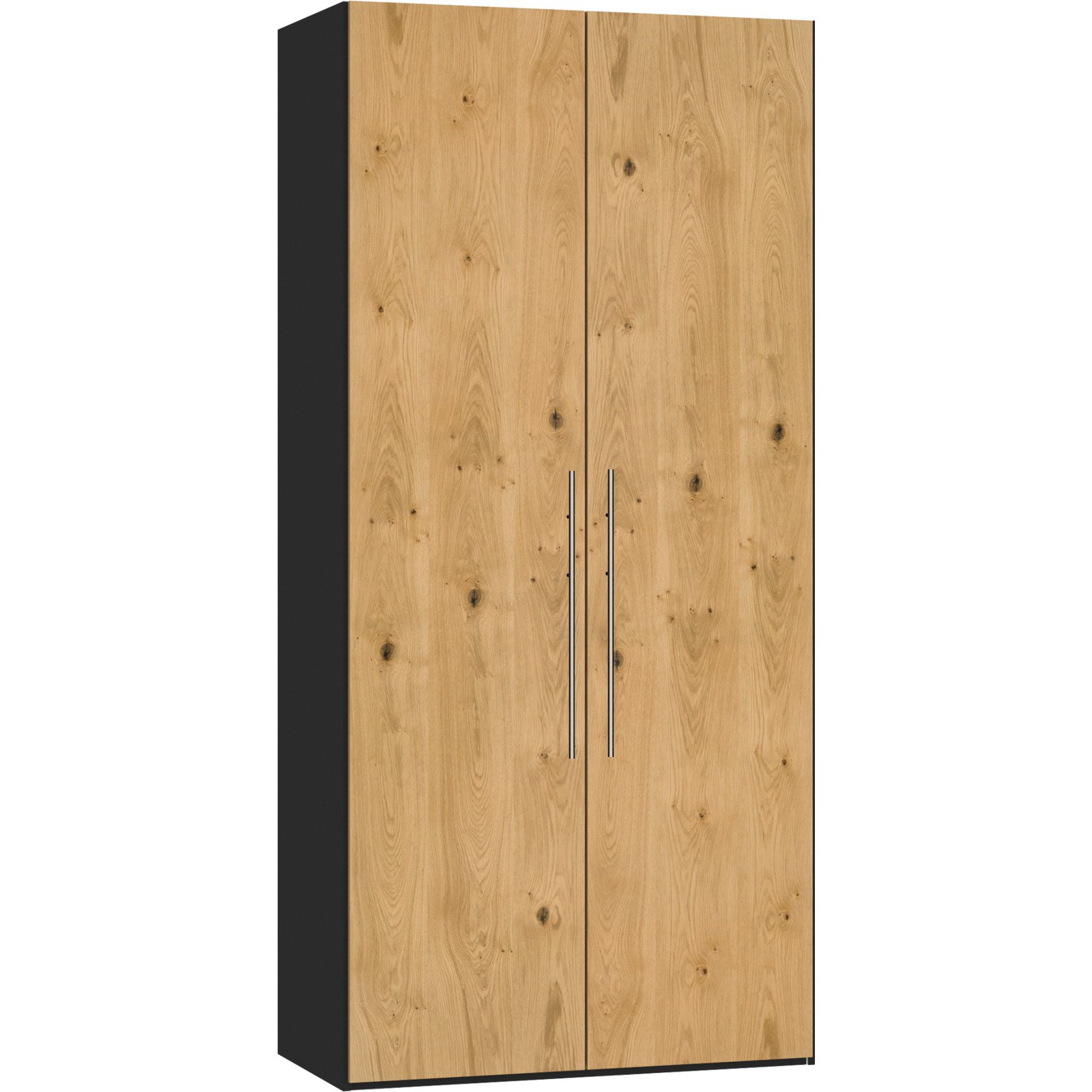 Schrank Schweizer 203 Eiche Furnier schwarz