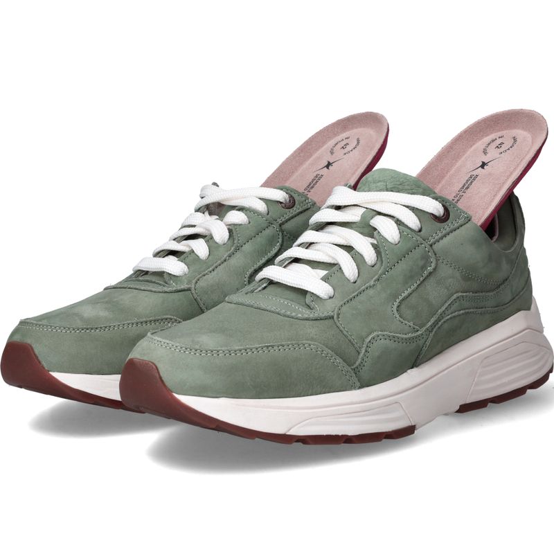 Xsensible Golden Gate Stretchwalker Sneakers Groen Heren