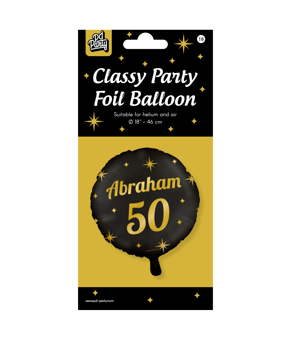 Helium Ballon Abraham Leeg 30cm