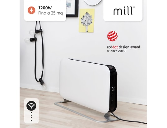 MILL - Convecteur wifi blanc 1200w proheat ltd co1200wifi3