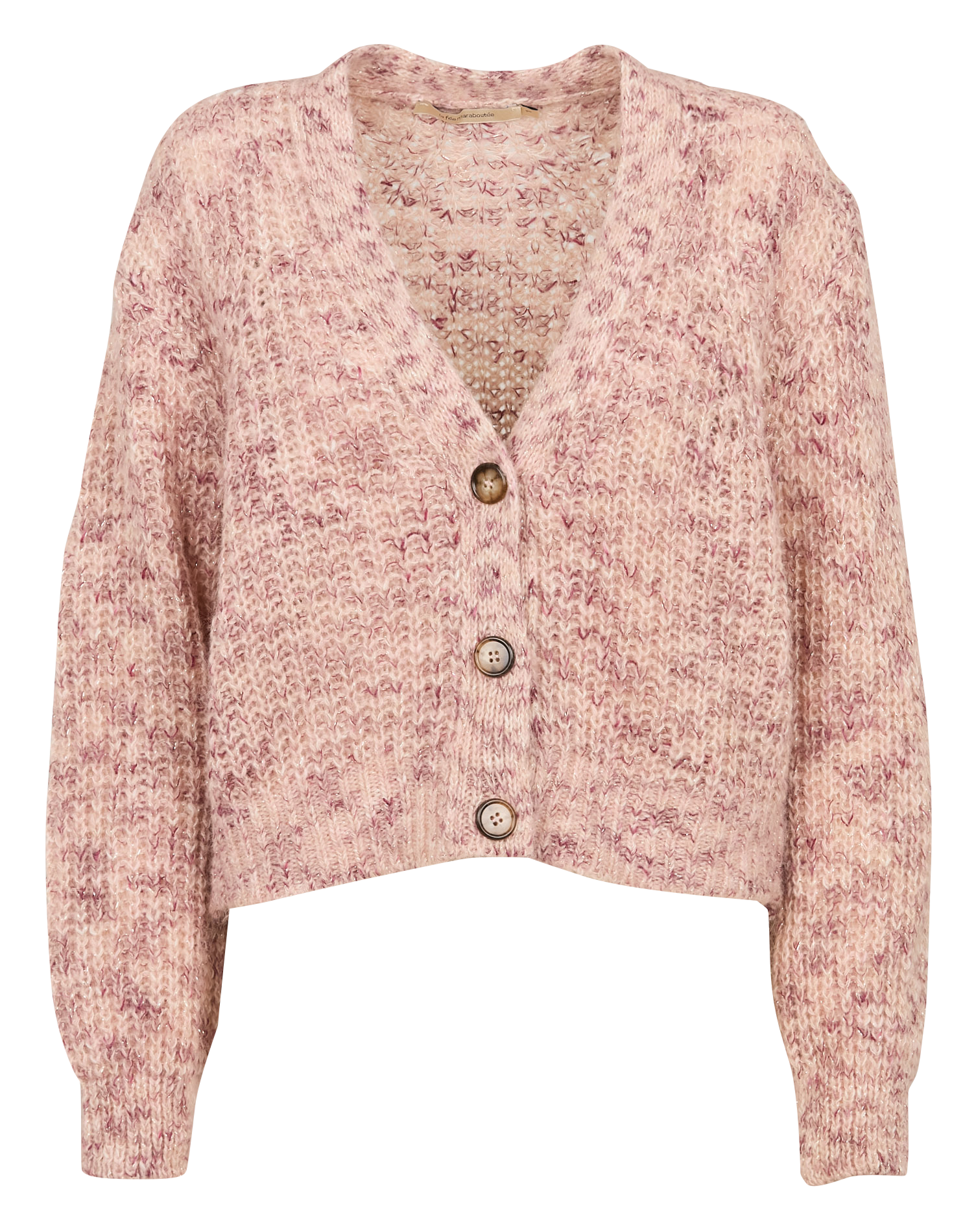 Gilet court à col V | Beige