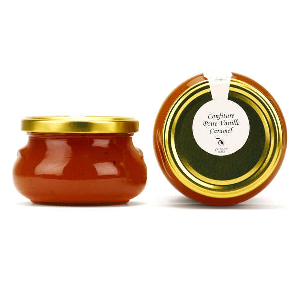 Confiture poire, vanille et caramel