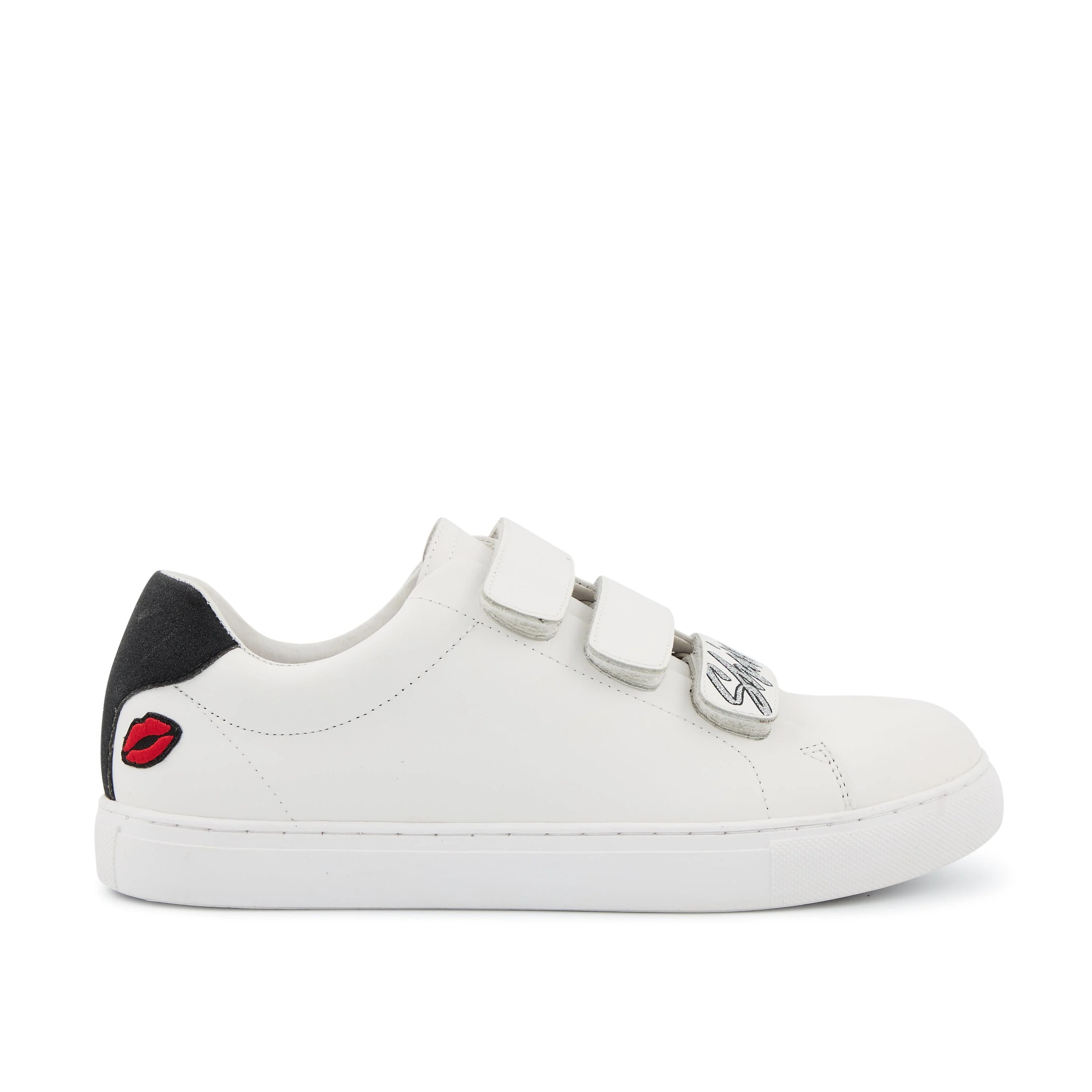 EDITH SHINE BRIGHT - Sneakers en cuir | Blanc