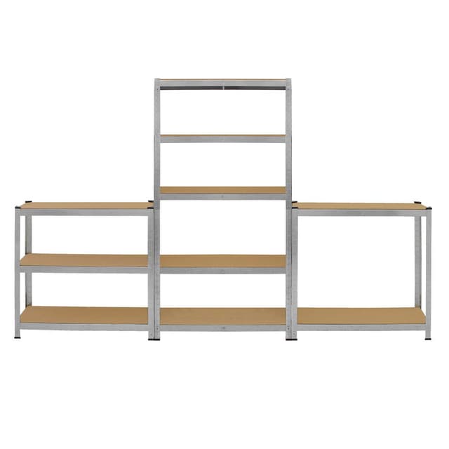 6 x GALWIX 90 cm x 180 cm x 30 cm Galvaniseret Racking