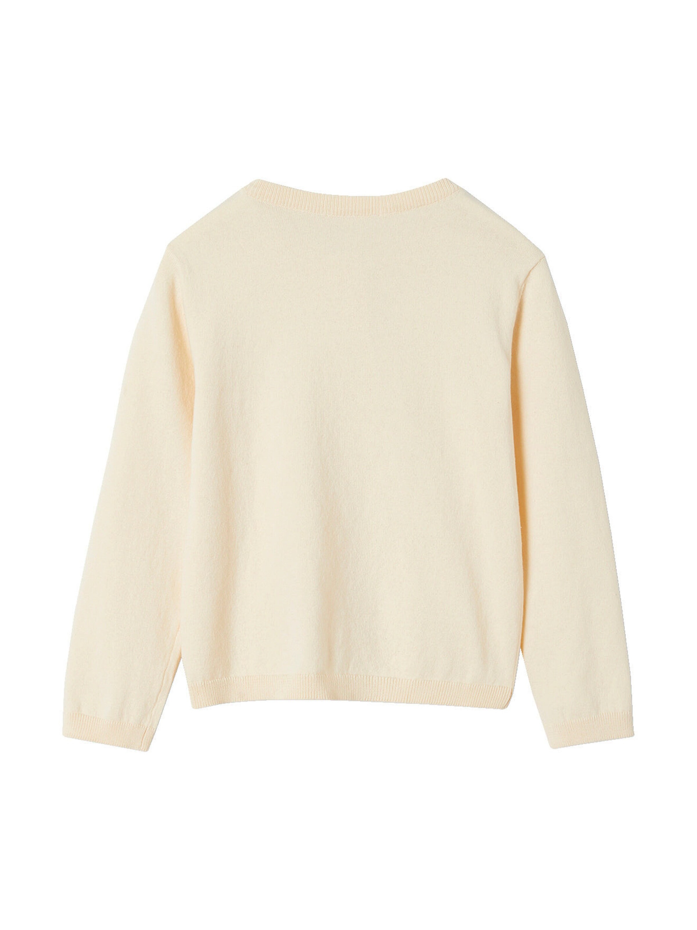 Vertbaudet Mädchen Strickjacke BASICS vanille