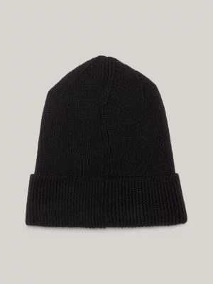 Gorro de bandeira alongado com textura canelada