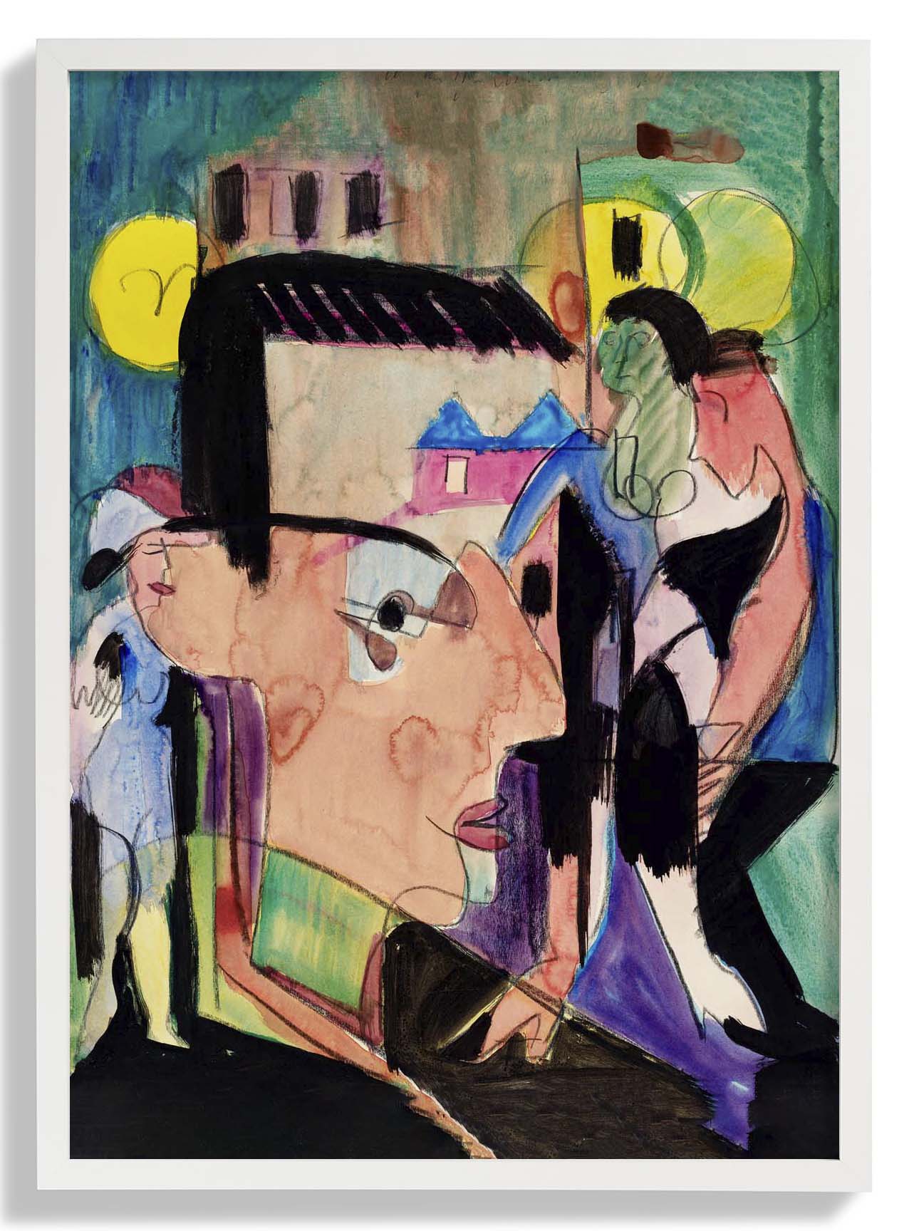 Selbstporträt von Ernst Kirchner