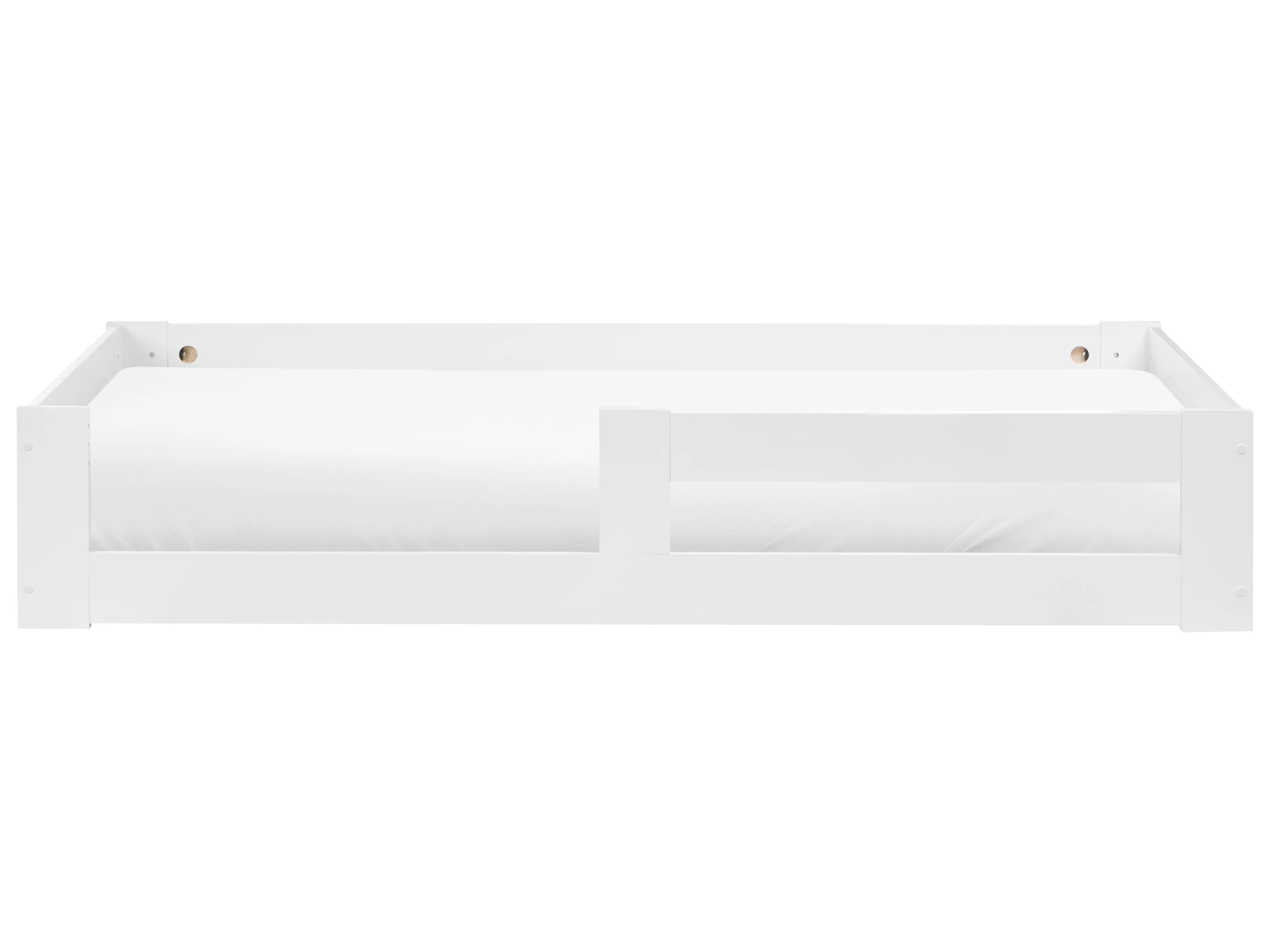 Kinderbed Dennenhout PRIMELLES 90 x 200 cm Wit