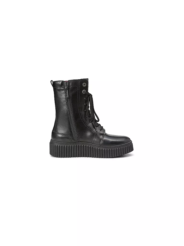 MARC O'POLO Schnürboots  schwarz
