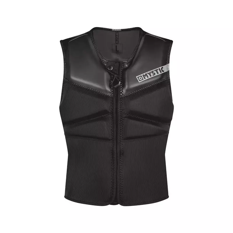Gilet impact kitesurf/windsurf MYSTIC Block Front Zip Black