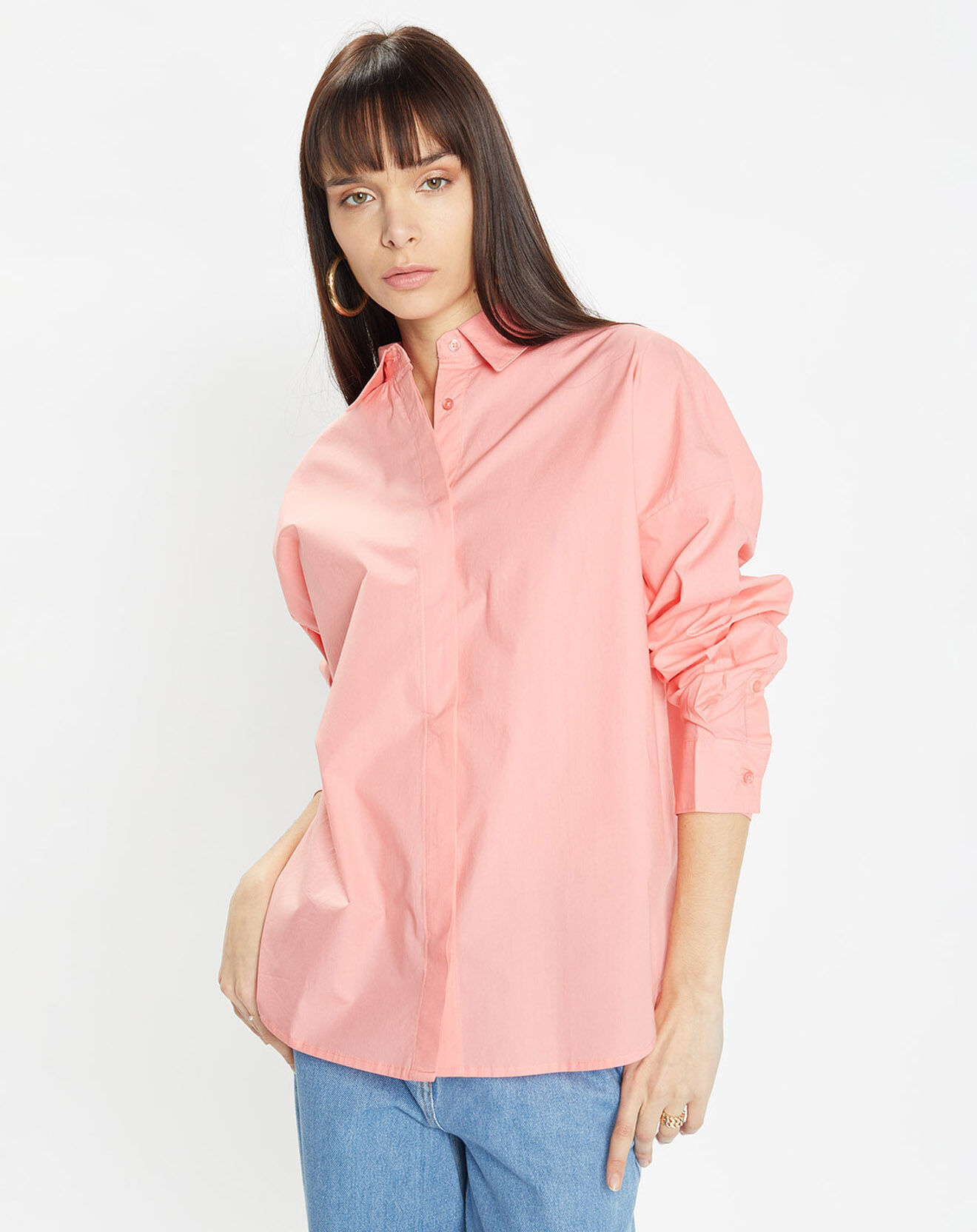 Galeries Lafayette Chemise Camille Pop rose