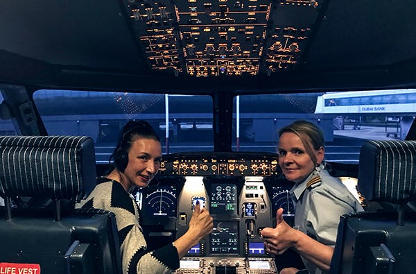Flugsimulator Airbus und Boeing