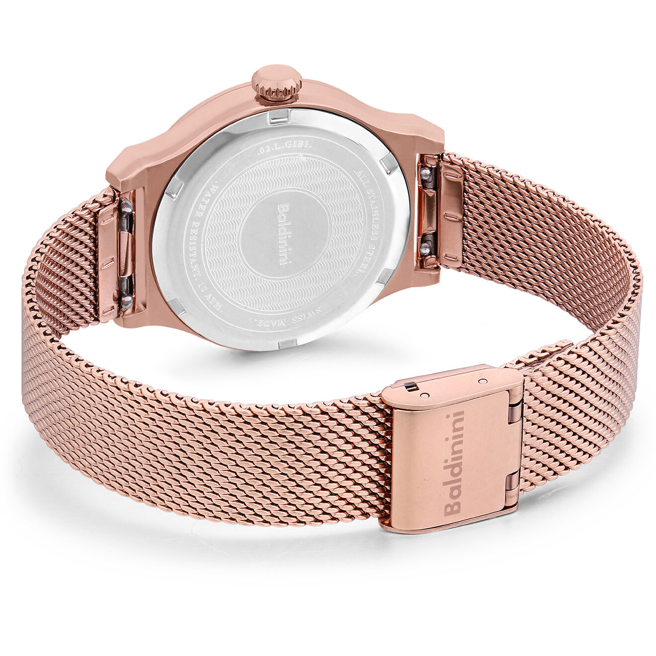 Baldinini Montre Femme en Acier Gibi doré rose