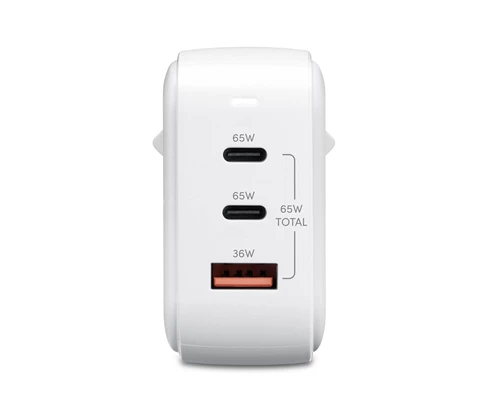 Andersson WLC-G2450 - Wall Charger PD 65W 2xUSB-C 1xUSB-A White