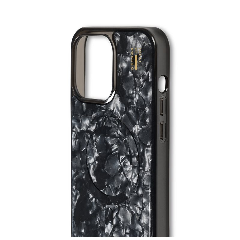 iPhone 14 Pro Max MagSafe Hardcase Hülle Pearlized Case Recycled (IDPLCMS-I2267P-01) - Schwarz