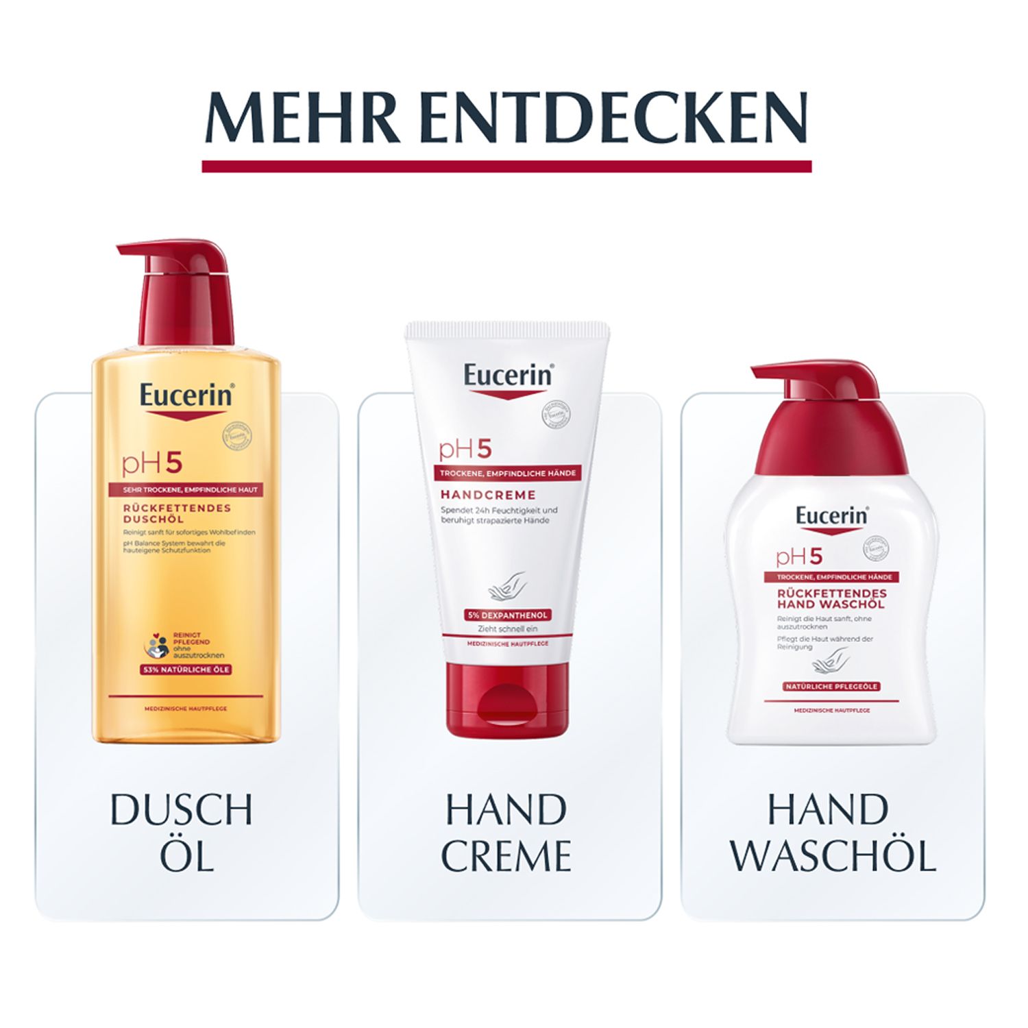 Eucerin® pH5 Reichhaltige Creme F – Beruhigende Hautpflege für strapazierte Haut, spendet 24h intensive Feuchtigkeit - Jetzt 3€ sparen mit Code 