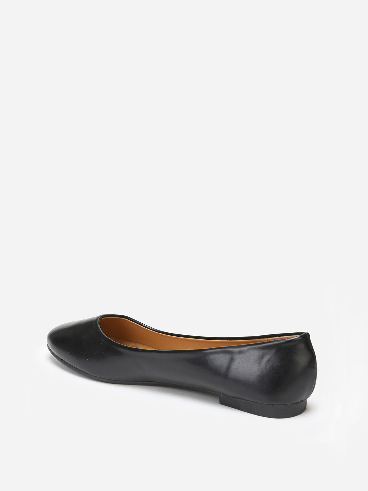 Ballerines à bout arrondi grandes tailles- Noir