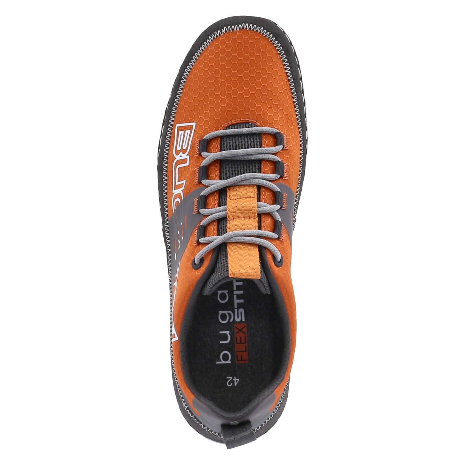Bugatti Halbschuhe - orange / dark grey