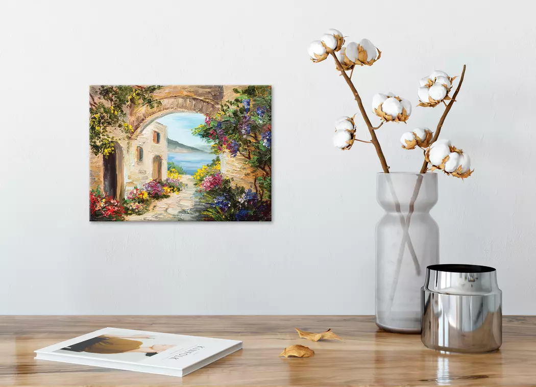Wandbild 30 x 40 cm Mediterranean View II