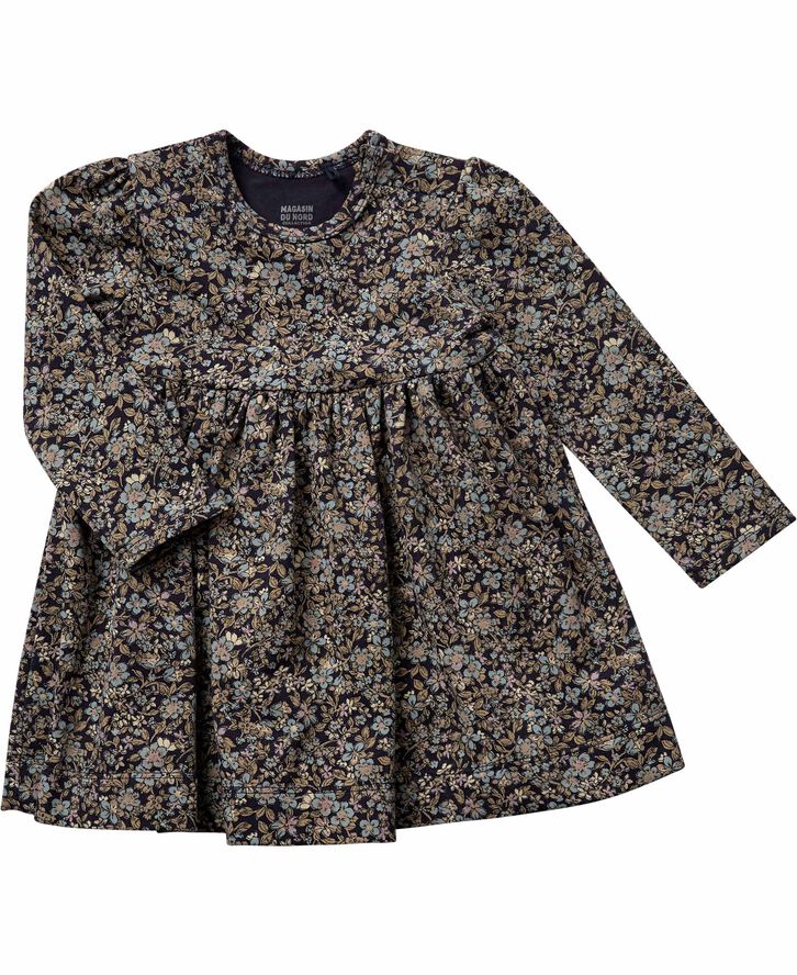 Magasin du Nord Collection Cara 3 baby dress - Organic GOTS Blue flower