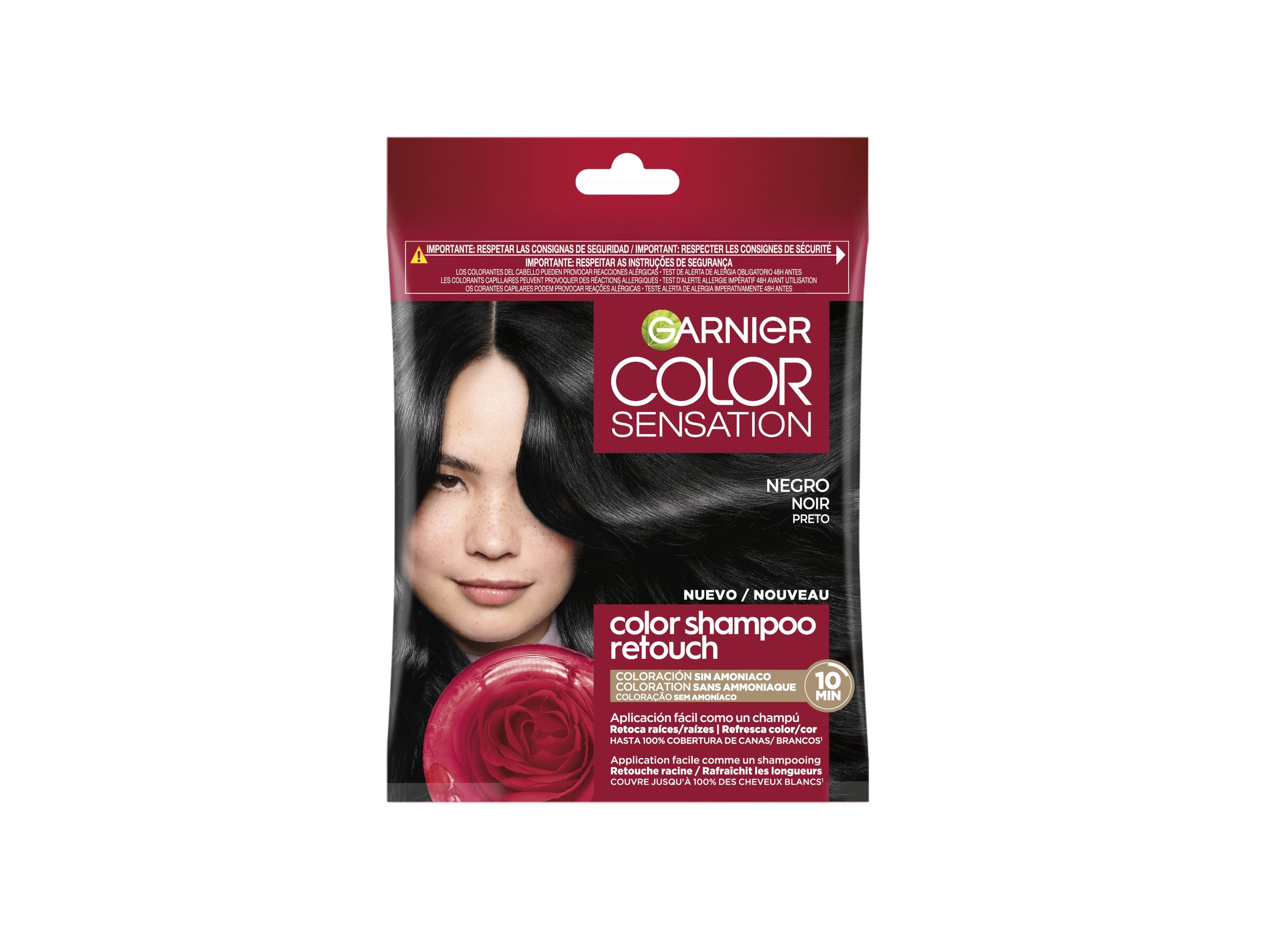 COLORAÇÃO COLOR SENSATION CHAMPÔ RETOUCH 1.0 PRETO
