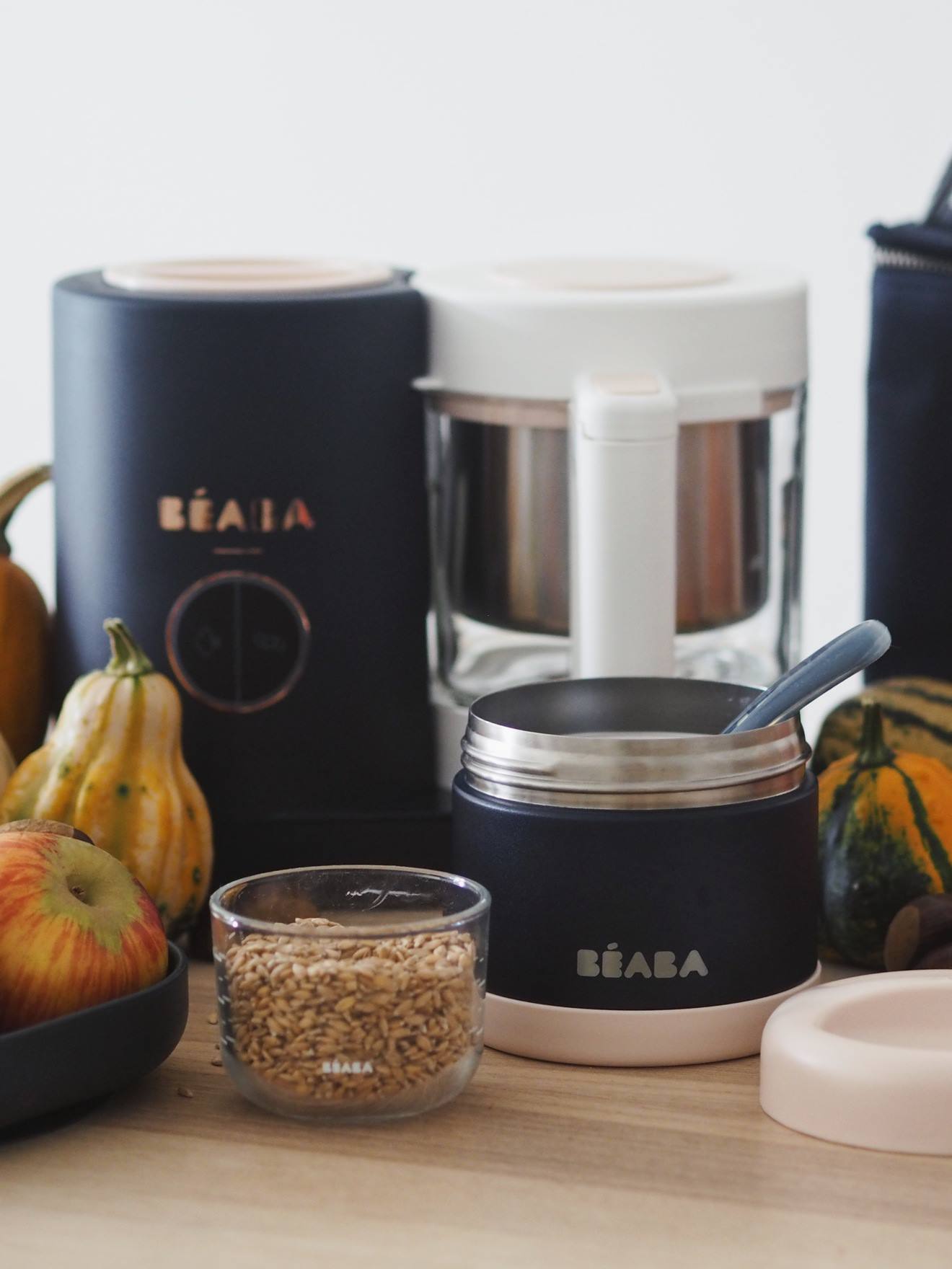 Robô BEABA Babycook Neo 4 em 1, Azul Escuro Liso