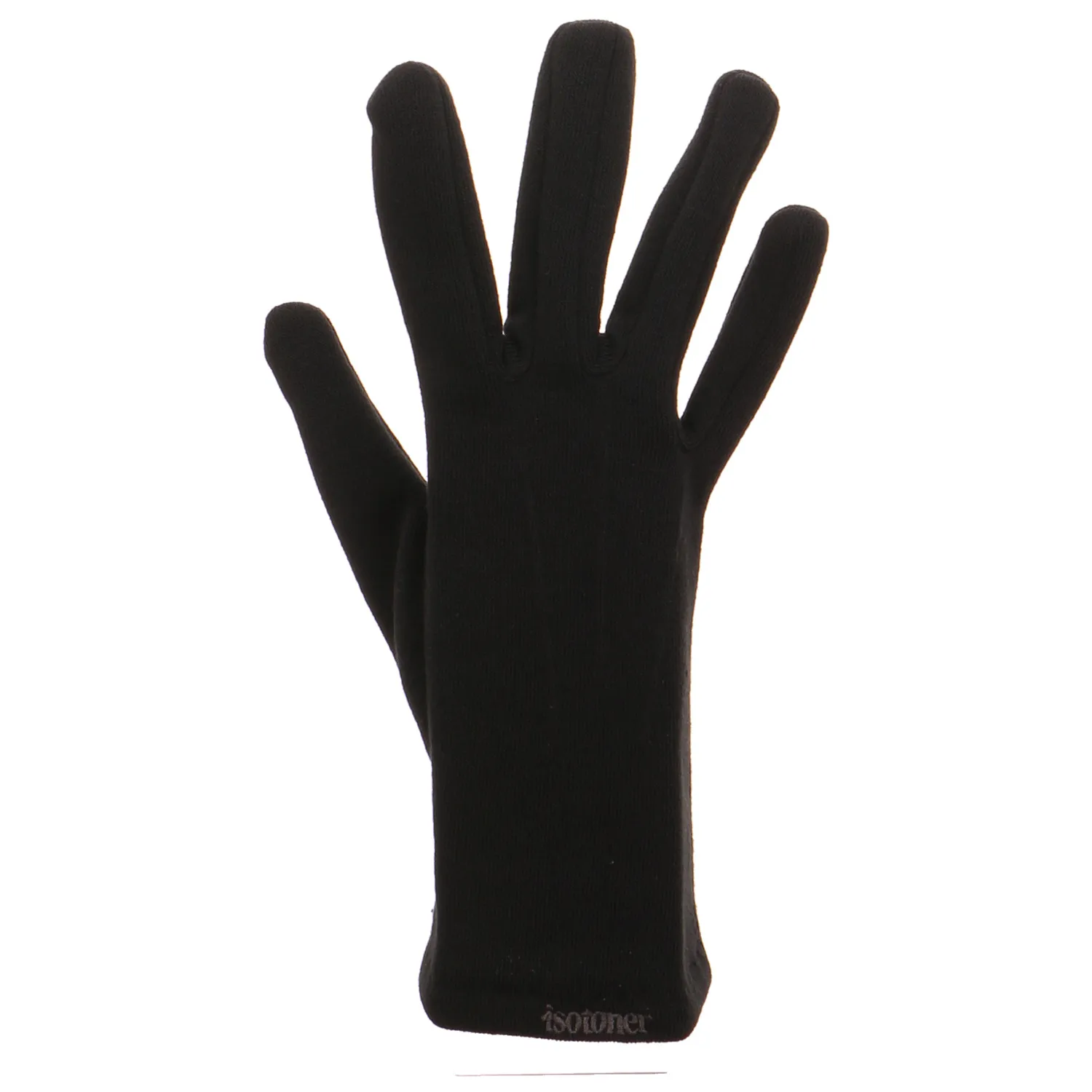 ISOTONER Strickhandschuh Schwarz Textil  Damen one size