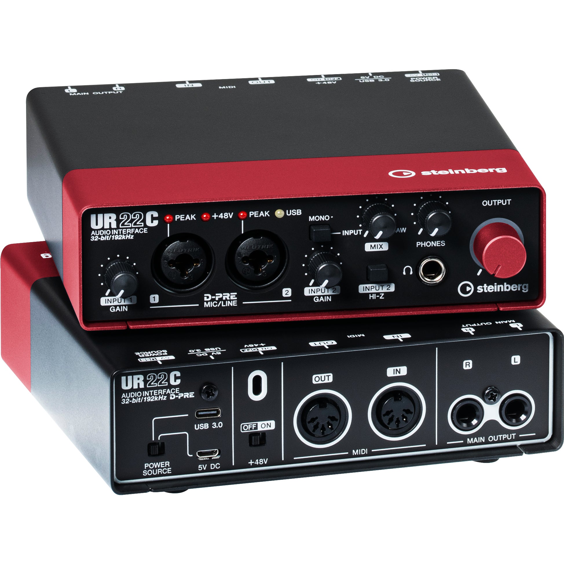 Steinberg UR22C USB 3 audio interface RED