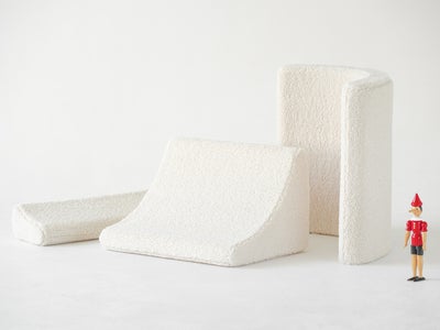 Wigiwama Måne Lenestol, Cream White