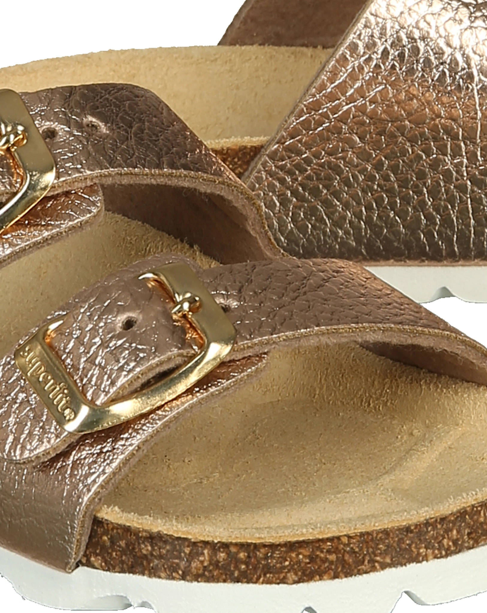 Pantoletten METALLIC in bronze