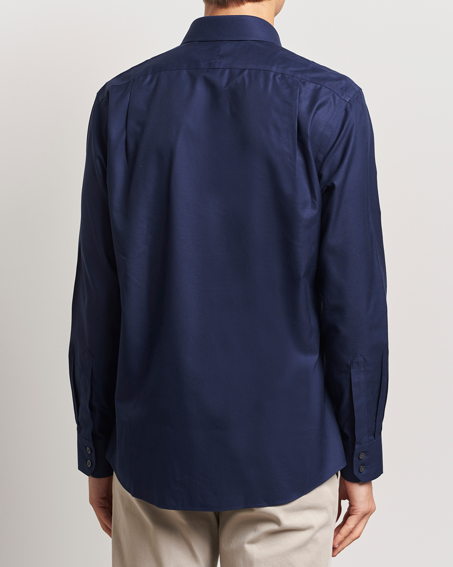 Charles Tyrwhitt Slim Fit Non Iron Cotton Twill Shirt Navy