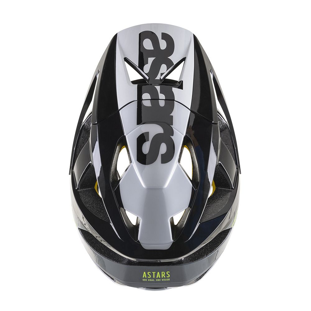 Alpinestars PILOT VECTOR TECH - Casque VTT noir/blanc/gris glossy