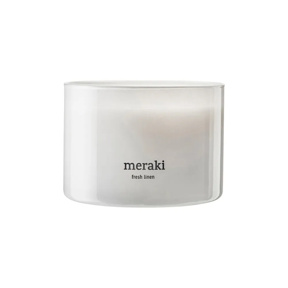 Meraki Duftlys Fresh Linen - 340 g.
