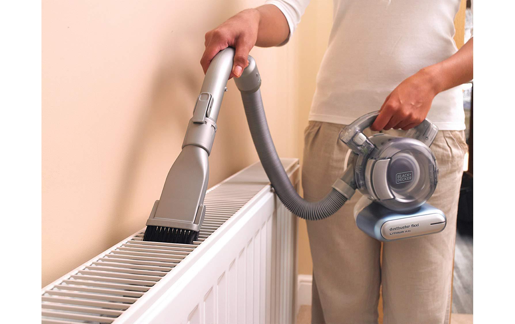 Akku-Handsauger Dustbuster Flexi Blau/Silber<br>Flexibel einsetzbarer Akku-Staubsauger mit viel Zubehör