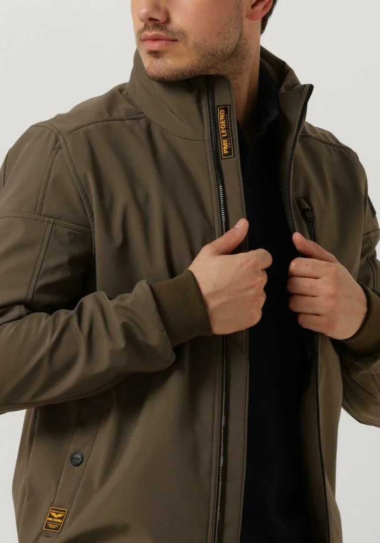 PME LEGEND groene pme legend jack bomber jacket skyglider softshell