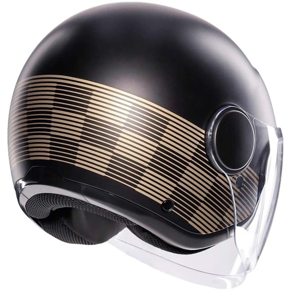AGV - Casque Eteres Ponza Noir / Or / Mat