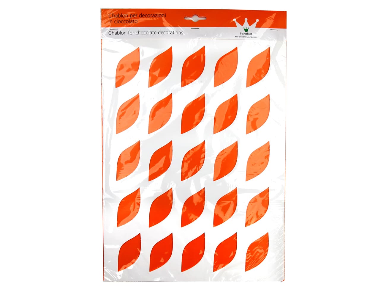 Chablon en silicone - 25 feuilles - Martellato