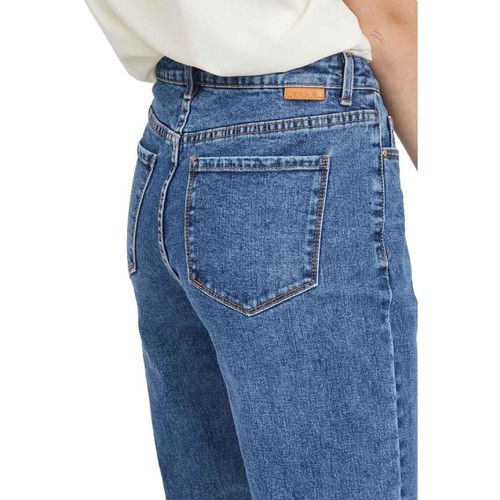 Vila - VISTRRAY DL RW STRAIGHT JEANS Azul