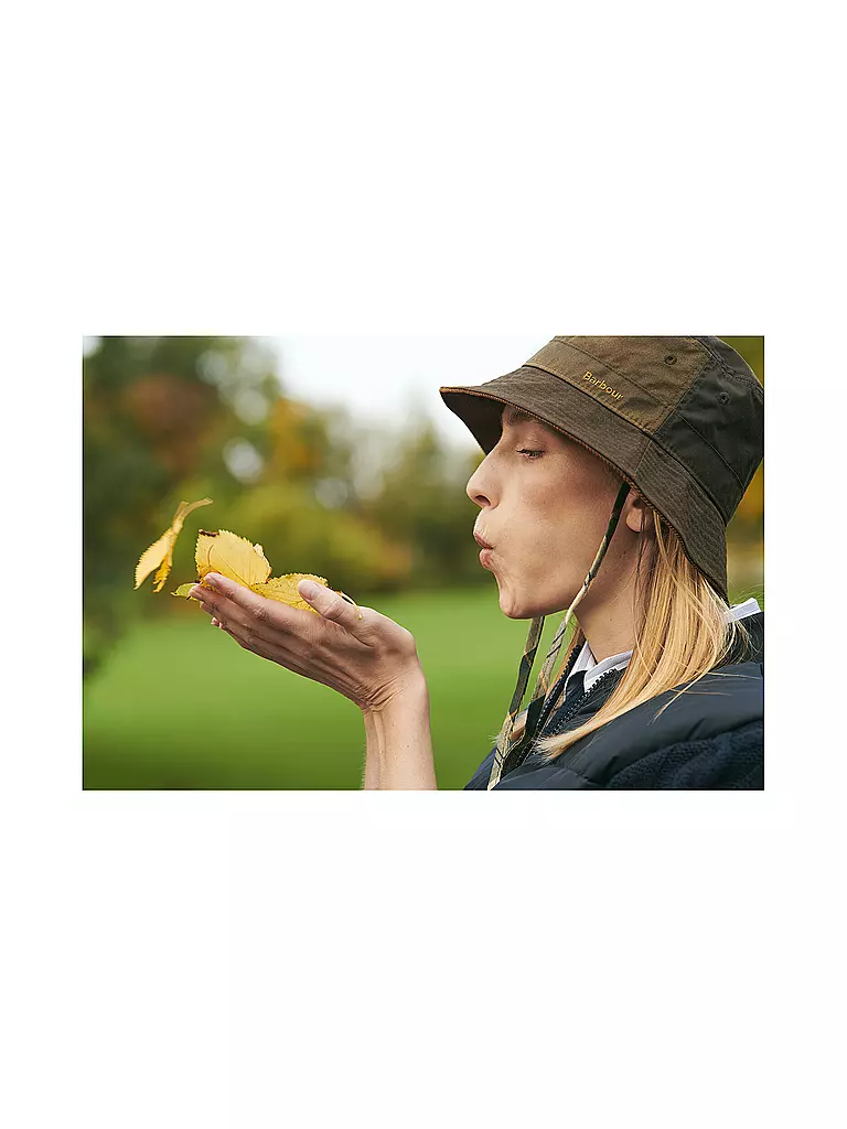 BARBOUR Fischerhut - Bucket Hat Brackley braun